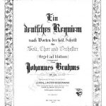 Johannes Brahms - Ein Deutsches Requiem